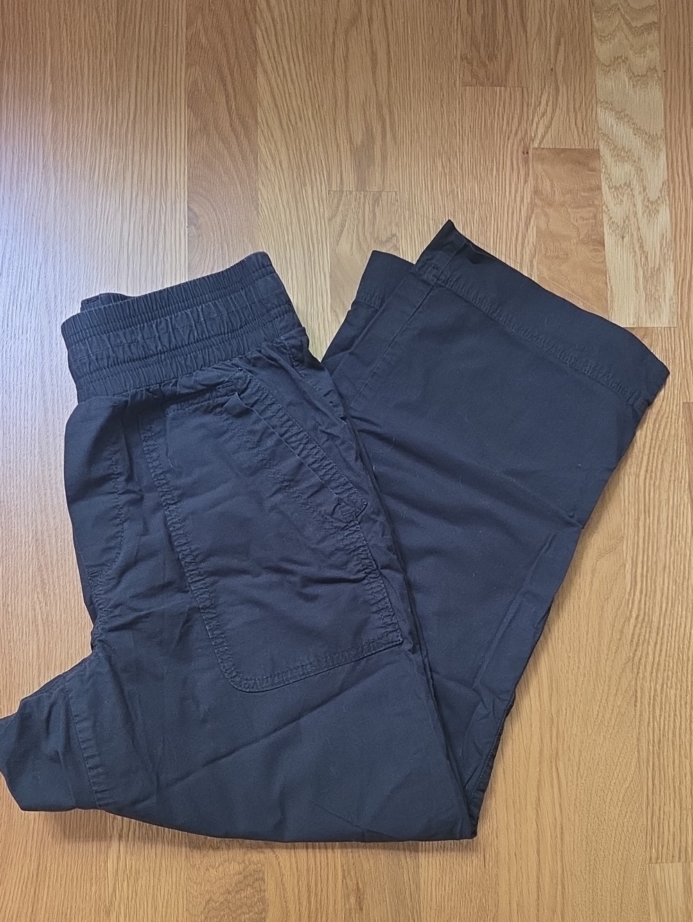 Wit & Wisdom Black Cotton Blend Pants